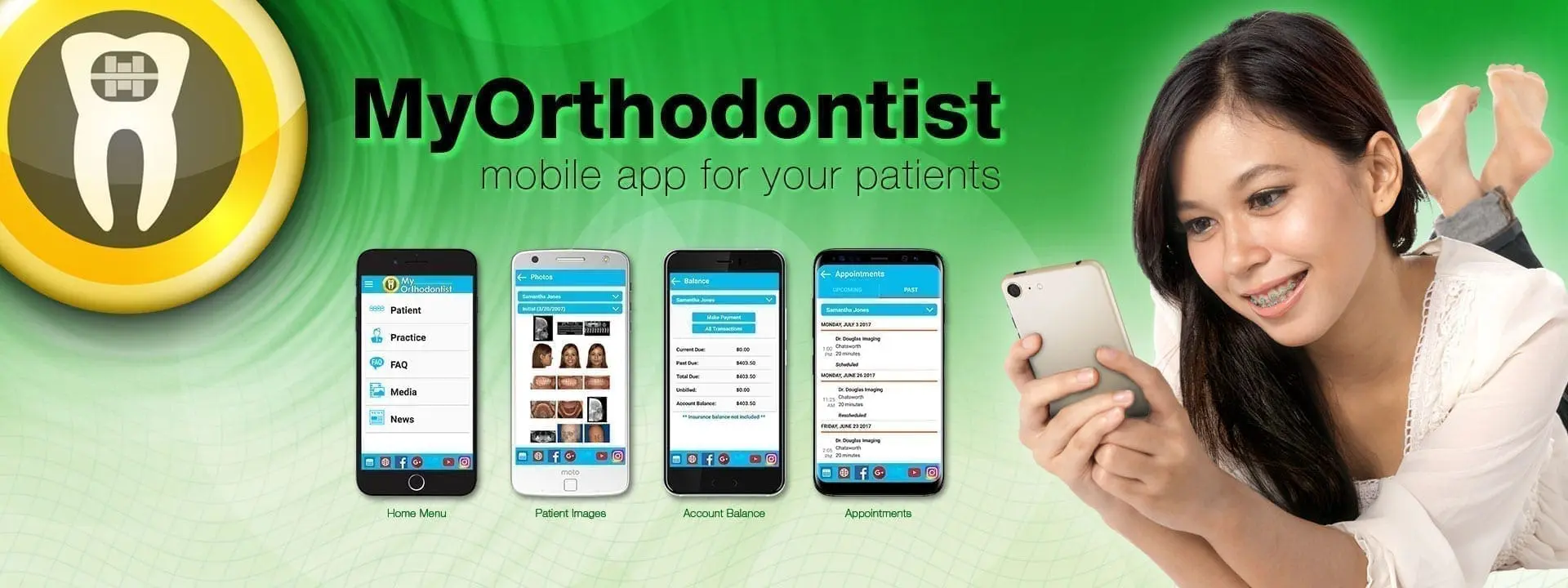 Alexandria Orthodontics, Alexandria, VA Mobile App Patient Portal 