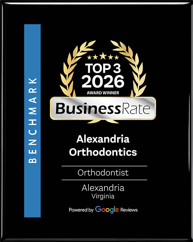 Top 3 Alexandria Orthodontist Award - Business Rate